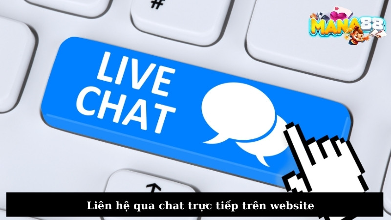 Liên hệ qua chat trực tiếp trên website