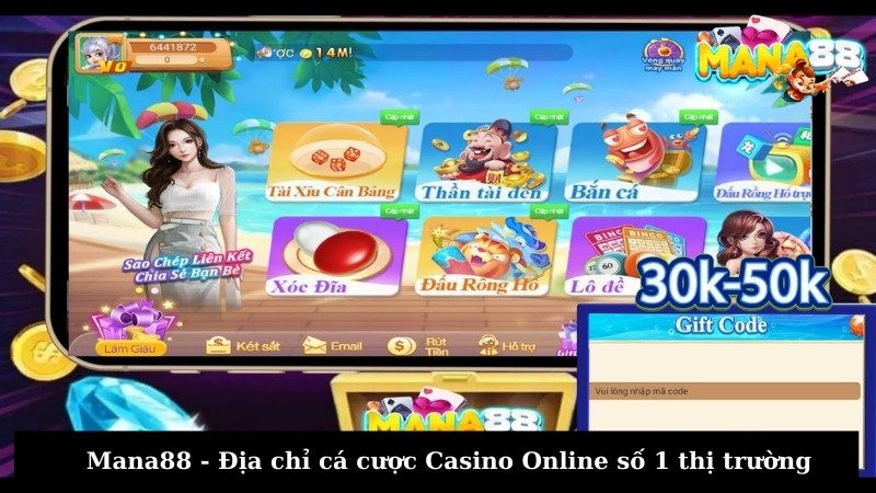 Mana88 - Địa chỉ cá cược Casino Online số 1 thị trường